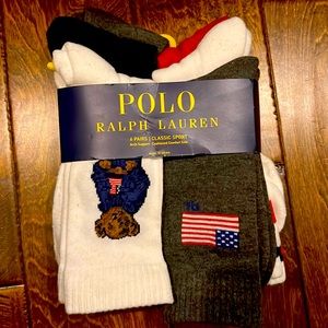 Ralph Lauren Polo Socks NWT 6 pack (Men Sock Size 10-13)